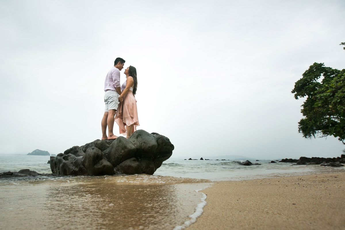 Honeymoon photoshooting at Santiya resort in Koh Yao